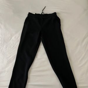 Lounge straight leg pant black